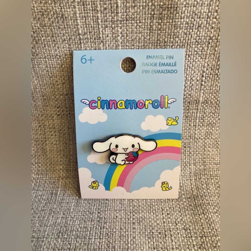 Sanrio Cinnamoroll Strawberry Enamel Pin